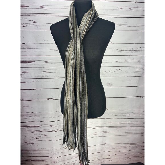 Echo Women's King Of‎ Stripes Wrap Fringed Scarf - Picture 4 of 6